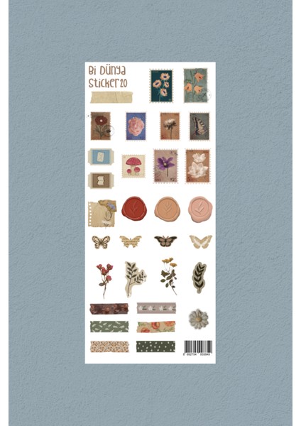 M20 - Pul Koleksiyonu Sticker Seti