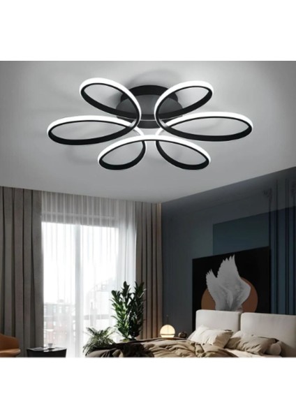 Şık Papatya LED Tavan Lambası 50CM, Modern Aydınlatma, Dekoratif ve Zarif Tasarım