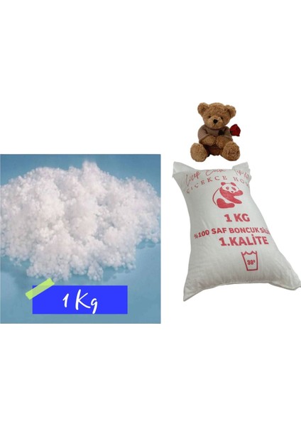 Beyaz Silikon Elyaf Boncuk 1 kg Yüksek Kalite, Hobi ve Dekorasyon Malzemesi