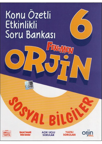 Orjin 6.sınıf Sosyal Bilgiler Soru Bankası