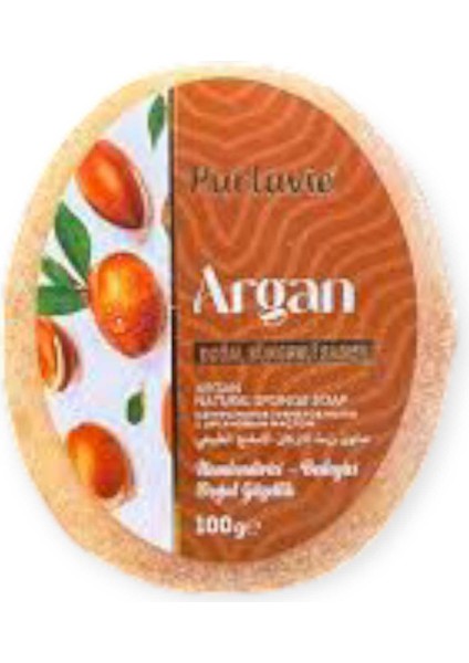 Argan Süngerli Sabun