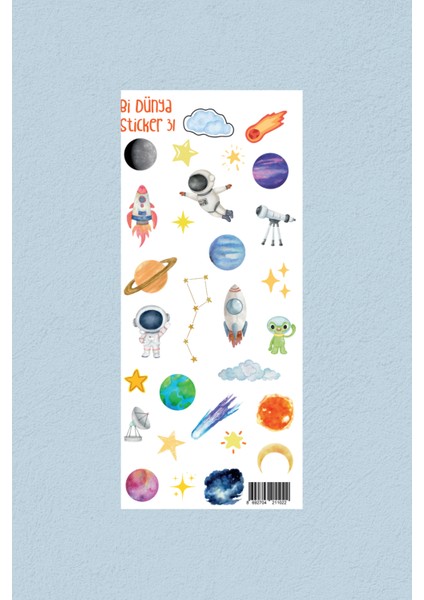 M31 – Uzay ve Bilim Temalı Sticker Seti