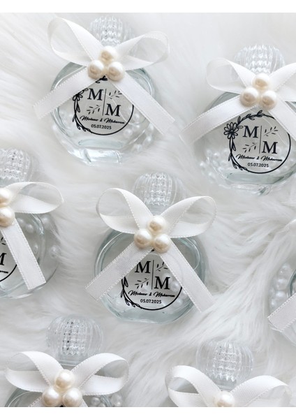 25 Adet Eyüp Sabri Tuncer Kolonya Seti Cam Şişe - Söz, Nişan, Nikah, Kına, Düğün, Doğum Günü, Yeni Doğan, Sünnet, Mevlid ve Özel Günler Için Hediyelik - Renkler: Şeffaf, Mavi, Pembe, Yeşil, Mor