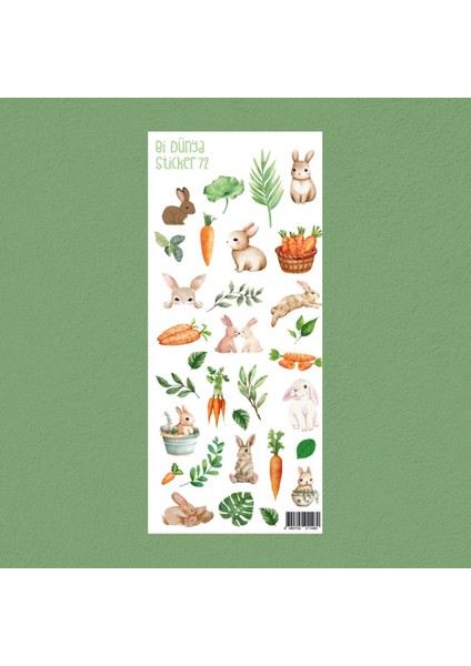 M72 – Küçük Tavşan Sticker Seti