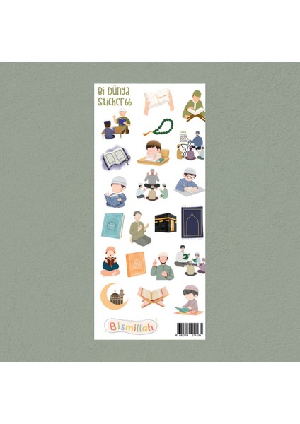 M66 – Hafız Çocuk Islami Sticker Seti
