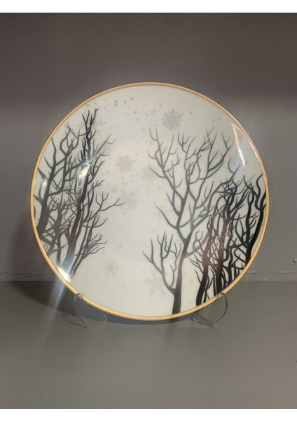 6 Kişilik Porselen Servis Tabağı Seti Grg Serisi