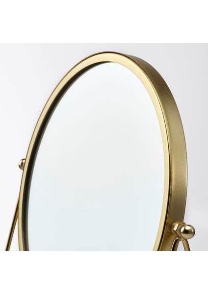 Çift Taraflı Büyüteçli Aynalı Ayaklı Masa Makyaj Aynası 17 cm Kaliteli modelleri