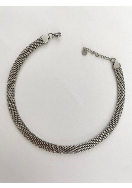 Çelik Hasır Model Orta Kalın Silver Kolye fırsatları