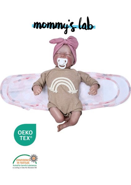 Renkli %100 Pamuk Hazır Yarım Kuşak Kundak Kemer, 0-4 Ay, Oeko Tex Sertifikalı modelleri