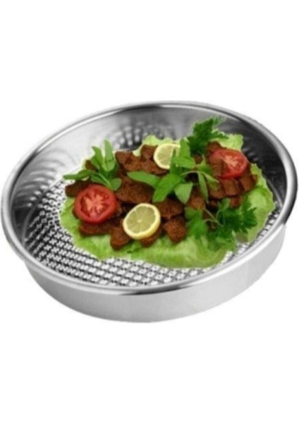 36 cm Metalik Çiğ Köfte Leğeni, Dayanıklı ve Şık Tasarım