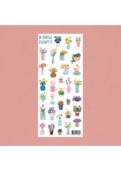 M55 – Saksılar Içinde Sticker Seti
