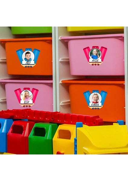 Öğrenci Yaka ve Dolap Isim Kartları 001 40'lı Paket fırsatları