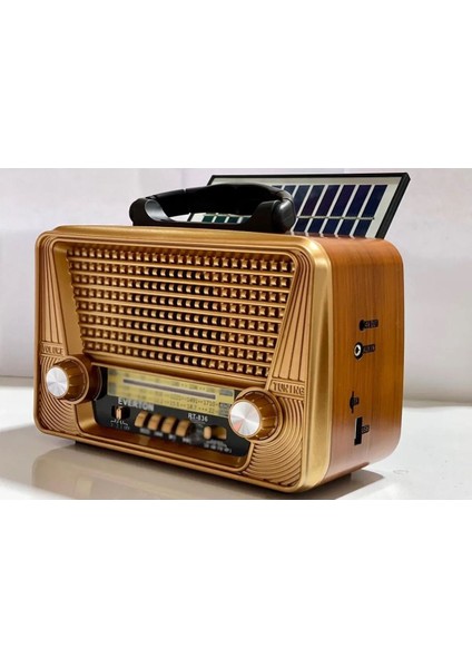 Nostalji Solar Güneş Enerjili Çok Renkli Bluetooth ve USB Müzik Kutusu modelleri
