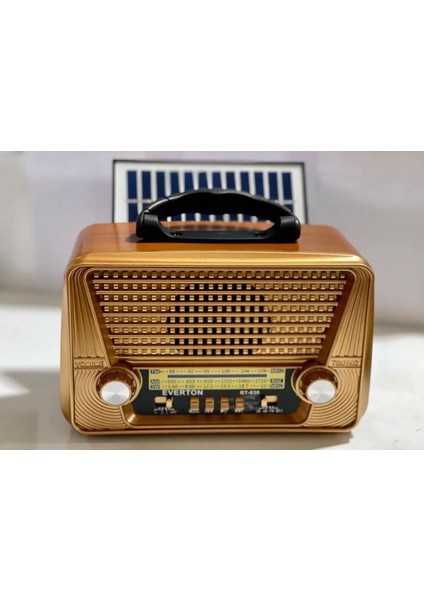 Nostalji Solar Güneş Enerjili Çok Renkli Bluetooth ve USB Müzik Kutusu fırsatları
