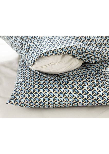 2'li 50X70 cm Lacivert Yastık Kılıfı Kolay Ütülenir fiyatları
