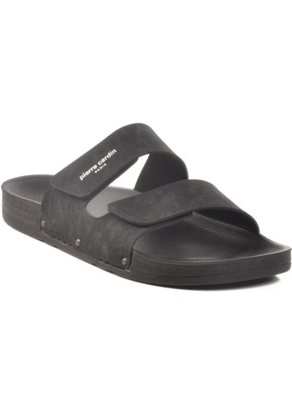 PC-7039 M Büyük Numara Siyah Erkek Terlik