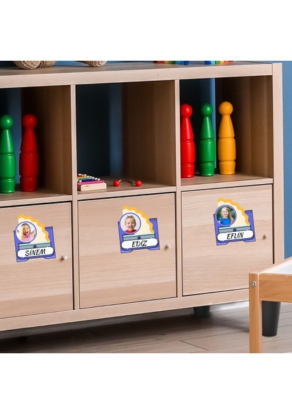 Öğrenci Yaka ve Dolap Isim Kartları Mb1 40'lı Paket indirimleri