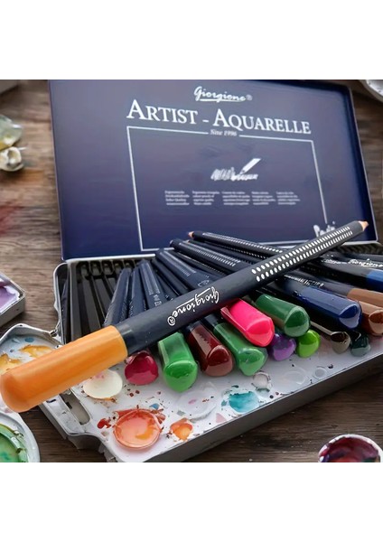 Giorgione Artist Aquarelle Sulu Boya Kalemi 12 Renk fiyatları