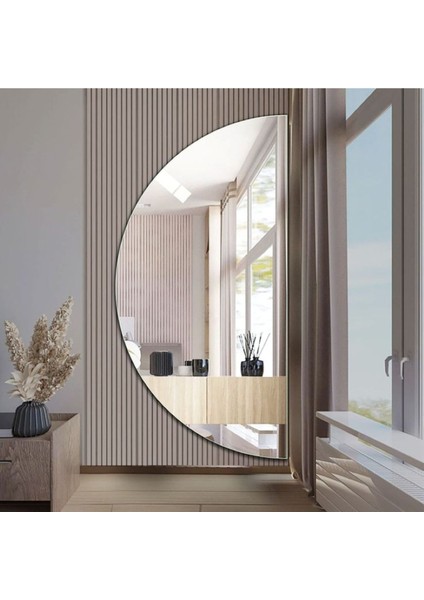 Şık D Model Duvar Aynası, Yatay ve Dikey Kullanım, Tam Boy ve Yarımay Seçenekleri fiyatları
