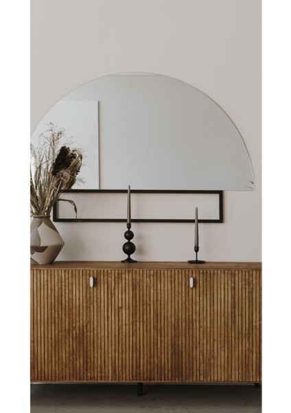 Şık D Model Duvar Aynası, Yatay ve Dikey Kullanım, Tam Boy ve Yarımay Seçenekleri fırsatları