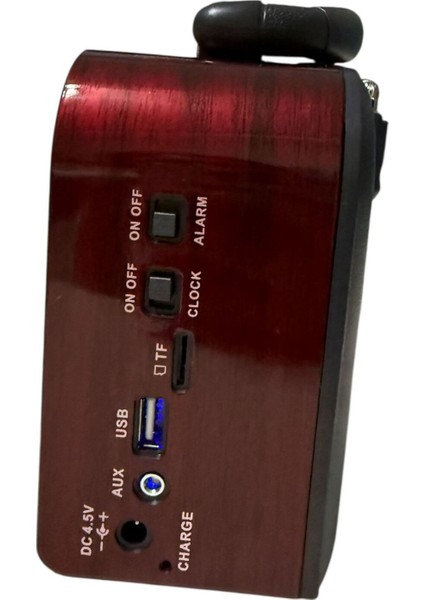 Şık Retro Tasarımlı, Çok Fonksiyonlu Bluetooth ve Radyo Hoparlör Bej Renk fırsatları