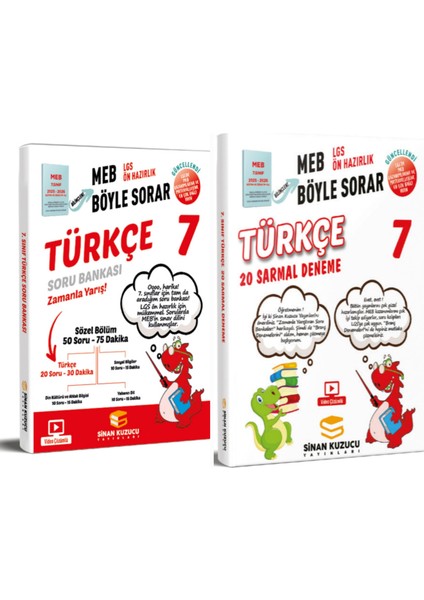 2025-2026 Türkçe Soru Bankası ve Türkçe Deneme Sinan Kuzucu