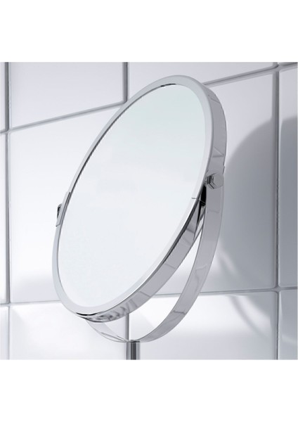 Paslanmaz Çelik Büyüteçli Ayna 17 Cm, Çift Taraflı, 2.5x Büyütme fiyatları