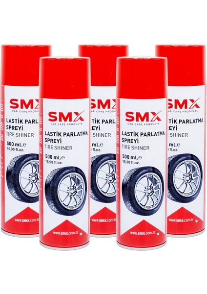 Lastik Parlatma Spreyi 500 ml 5ADET