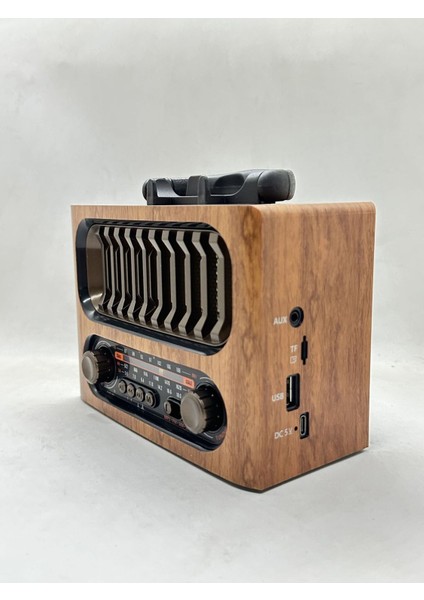 Nostalji Radyo Müzik Kutusu, Bluetooth, Usb, Sd Kart, Aux, Bej Renk Seçenekleri fiyatları