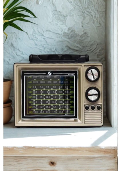 Mor Renkli, Bluetooth ve USB Destekli, Fenerli Nostaljik Radyo fırsatları