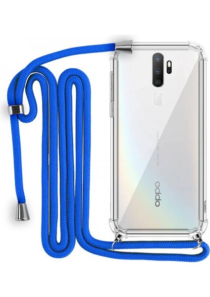 Oppo A9 2020 Boyun Askılı Şeffaf Tank Kılıf