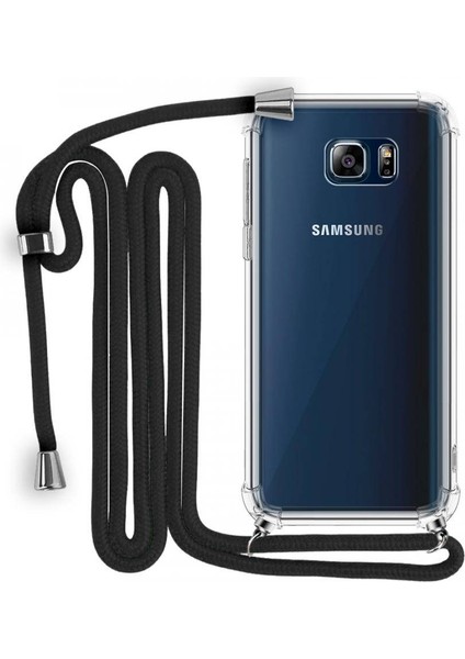 Samsung Galaxy Note 5 Boyun Askılı Şeffaf Tank Kılıf