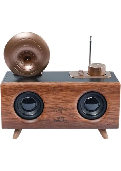 Kahverengi Mini Bluetooth Radyo ve Gramofon, Nostaljik Ses Deneyimi fiyatları