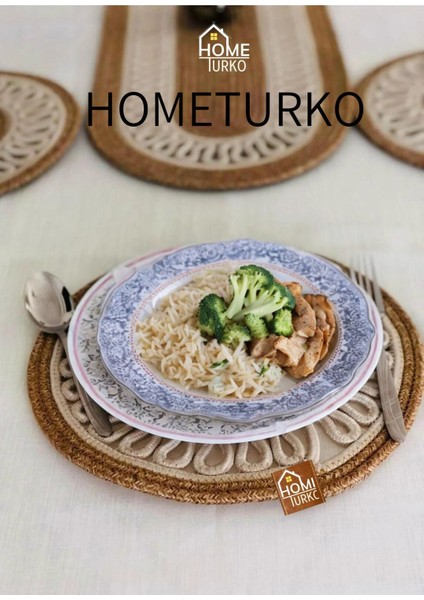 Haki 6 Supla, Runner, Sepet Takımı, Jüt Amerikan Servis, Tabak Altlığı, Ekmek Sepet modelleri