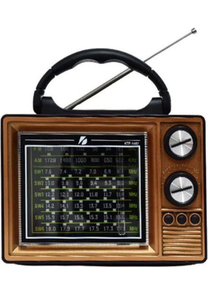 Kahverengi Nostaljik Radyo, Bluetooth, Usb, Tf Kart, Fenerli ve Fm Özellikleriyle modelleri