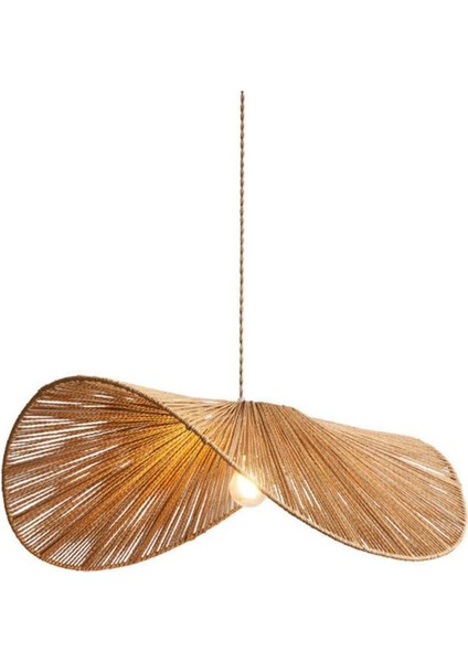 El Dokuma Hasır Sarkıt Işık, Doğal ve Şık Dekorasyon Için Ideal