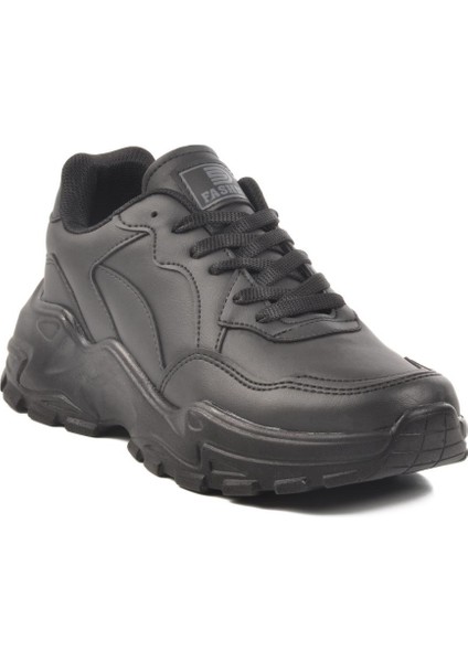 159 G Siyah Hafif Esnek Kadın Mevsimlik Spor Ayakkabı