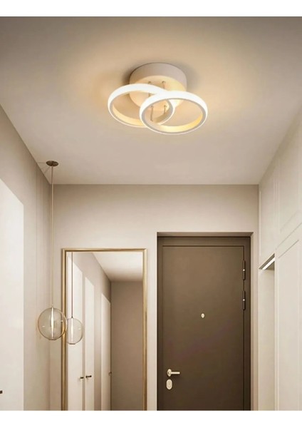 Modern Tekli LED Plafonyer Beyaz Işık, Salon, Mutfak, Oda Için Şık ve Güçlü Aydınlatma