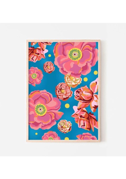 Renkli Boho Soyut Üçlü Tablo Seti, Şık ve Modern Dekorasyon Için Harika Seçim fiyatları