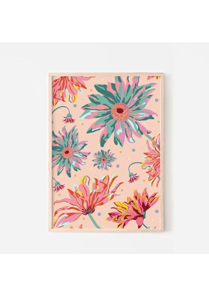 Renkli Boho Soyut Üçlü Tablo Seti, Şık ve Modern Dekorasyon Için Harika Seçim modelleri