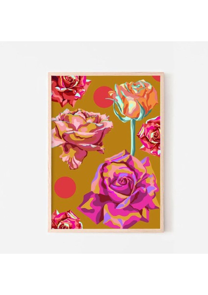 Renkli Boho Soyut Üçlü Tablo Seti, Şık ve Modern Dekorasyon Için Harika Seçim fırsatları