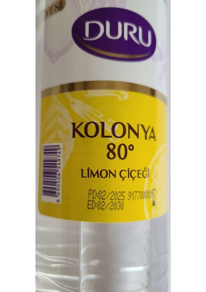 80 Derece Limon Kolonyası Pet Şişe 4 Adet x 400 ml (Karton Ambalajsız) Evissa 100 gr Sabun Hediye modelleri