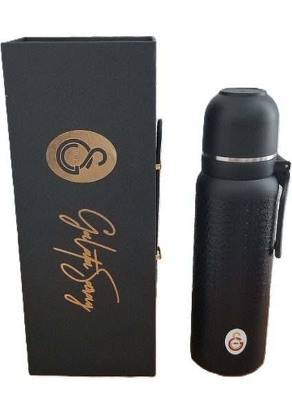 -Galatasaray 587193 Çelik Termos Bardaklı Kapak Siyah 650 ml modelleri