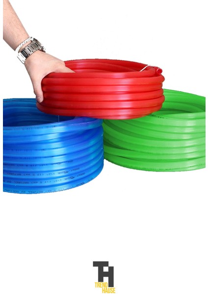 1.1/4 Silikonlu Dayanıklı Bahçe Hortumu (50 Metre) Mavi indirimleri