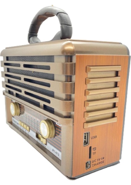 Nostaljik 3 Bant Radyo, Bluetooth, Usb/sd/aux, Fm, Müzik Kutusu, Ekru fiyatları