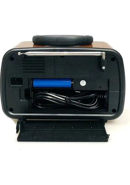 Kahverengi Taşınabilir Bluetooth Radyo, Şarjlı, Pilli, Fm, Usb, Sd ile Kullanım Kolaylığı fırsatları