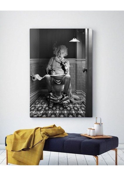 Neşeli Wc ve Banyo Kanvas Tablo, Farklı Ölçü Seçenekleriyle Dekorasyonunuza Renk Katın!