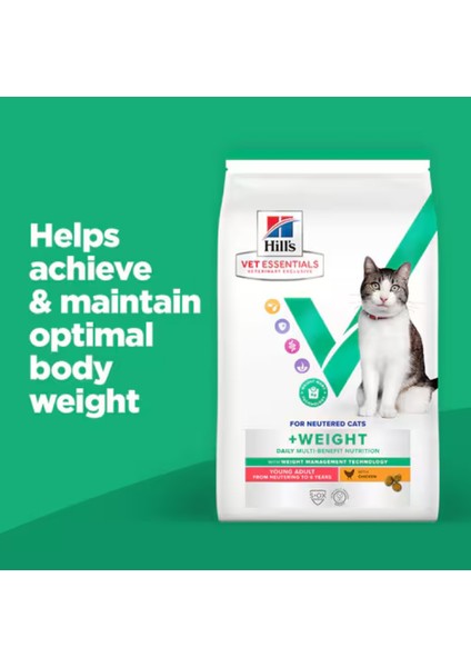Vet Essentials Adult Weight Cat Food Tavuklu 3 kg modelleri