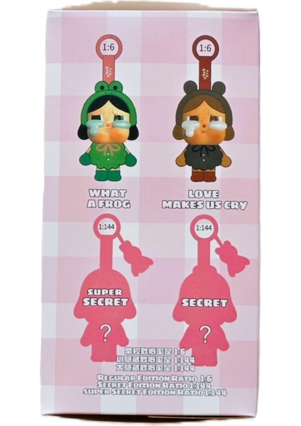 1 Adet Crying Again Cry Baby Sürpriz (Blind Box)Çanta Charmı Aksesuar Anahtarlık Peluş modelleri