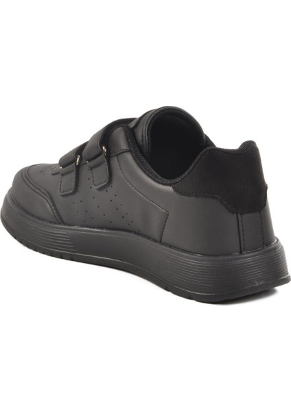 DRK158 G Cırtlı Bantlı Siyah Mevsimlik Spor Ayakkabı fırsatları